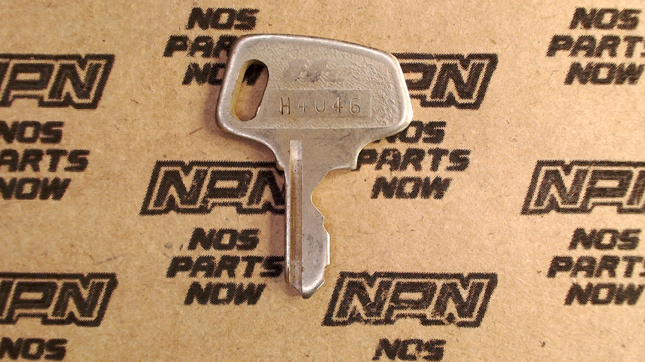 NOS Honda OEM Ignition Switch & Lock Key Single Groove H4046