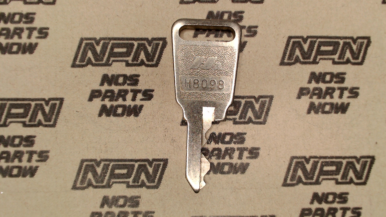 NOS Honda OEM Ignition Switch & Lock Key Single Groove H8098