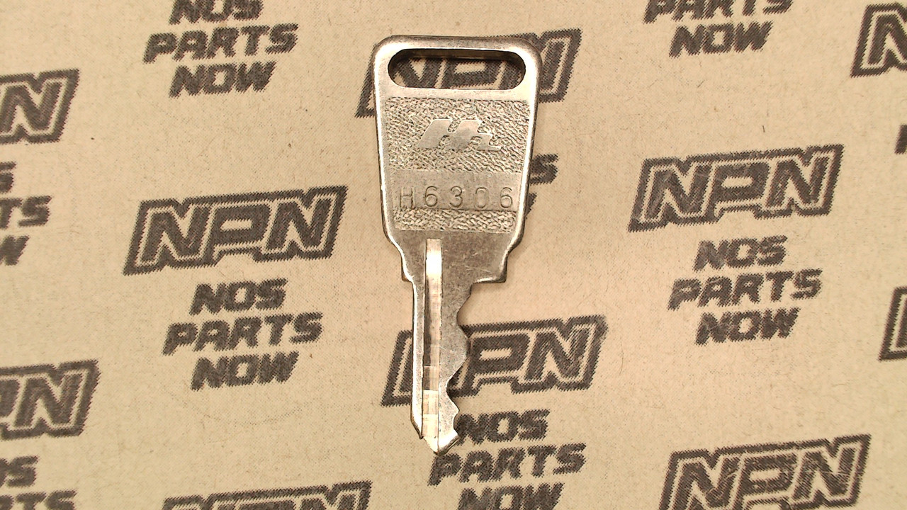NOS Honda OEM Ignition Switch & Lock Key Single Groove H6306