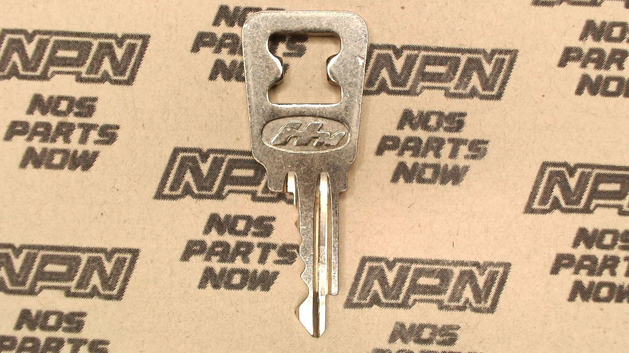 NOS Honda OEM Ignition Switch & Lock Key Ward Cut Single Groove H6721