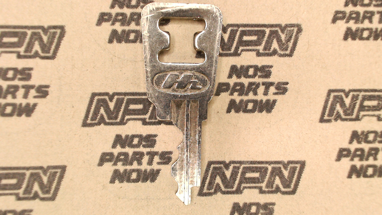 NOS Honda OEM Ignition Switch & Lock Key Ward Cut Double Groove Back H6063