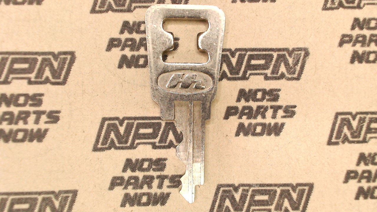 NOS Honda OEM Ignition Switch & Lock Key Ward Cut Double Groove Back H6306