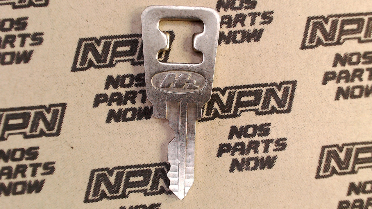 NOS Honda OEM Ignition Switch & Lock Key Double Groove Back  H4405
