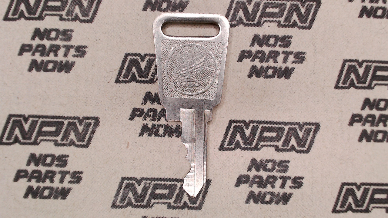 NOS Honda OEM Ignition Switch & Lock Key Double Groove Back H9360