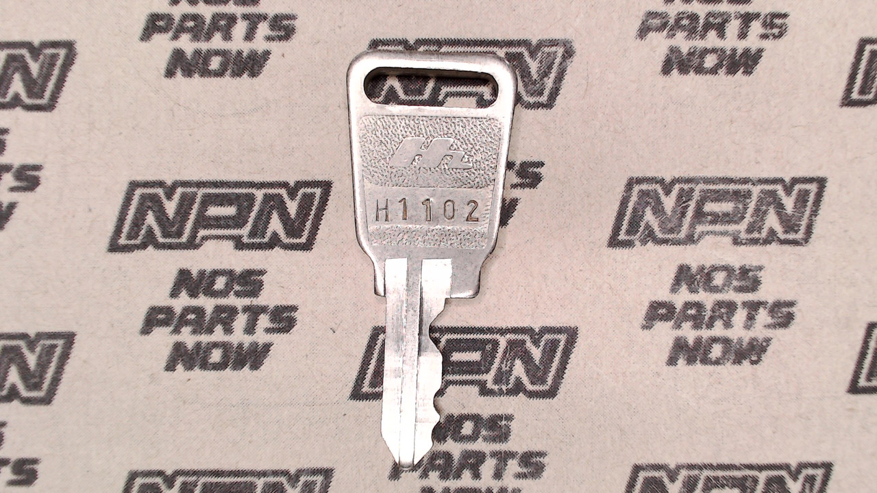 NOS Honda OEM Ignition Switch & Lock Key Double Groove H1102
