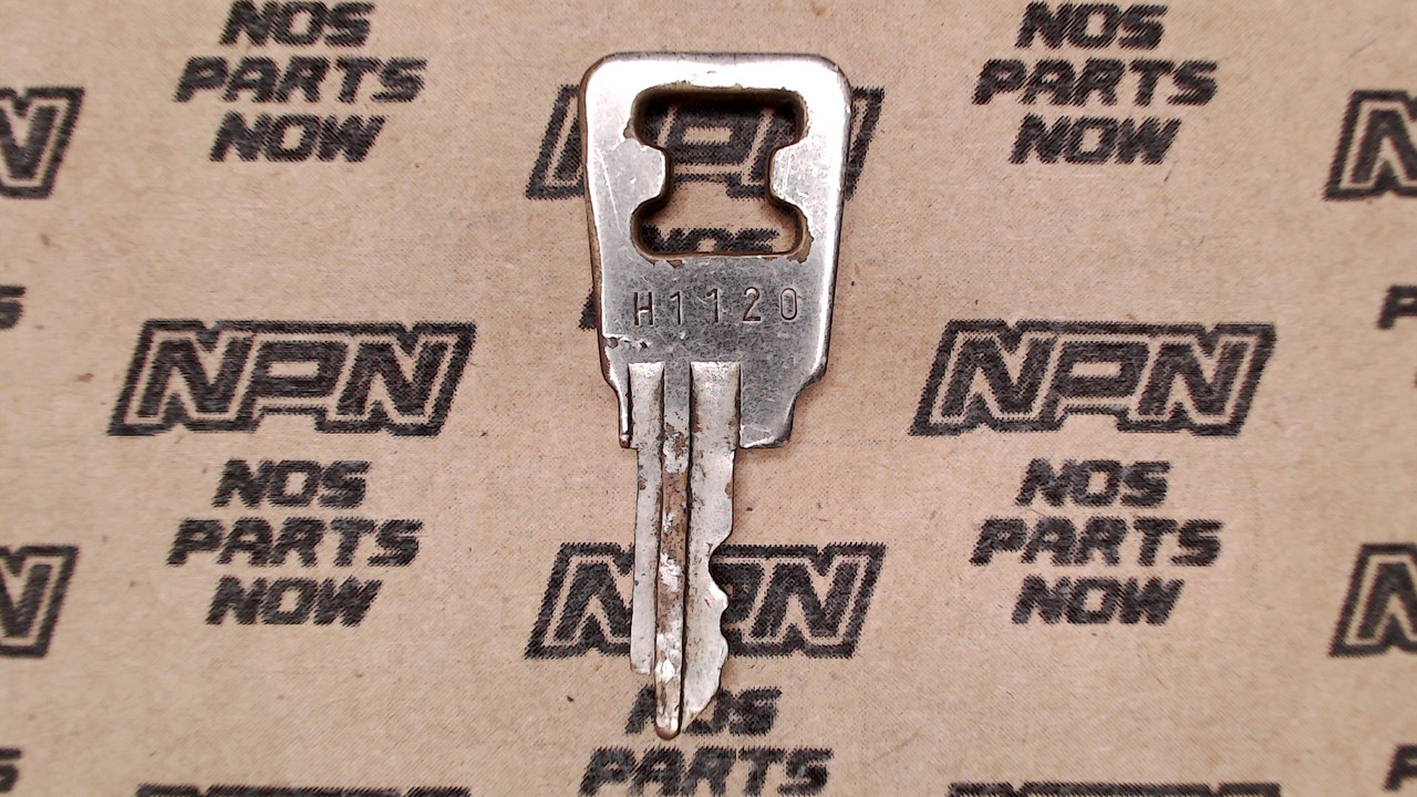 Vintage Used OEM Honda Ignition Switch & Lock Key Ward Cut Double Groove H1120