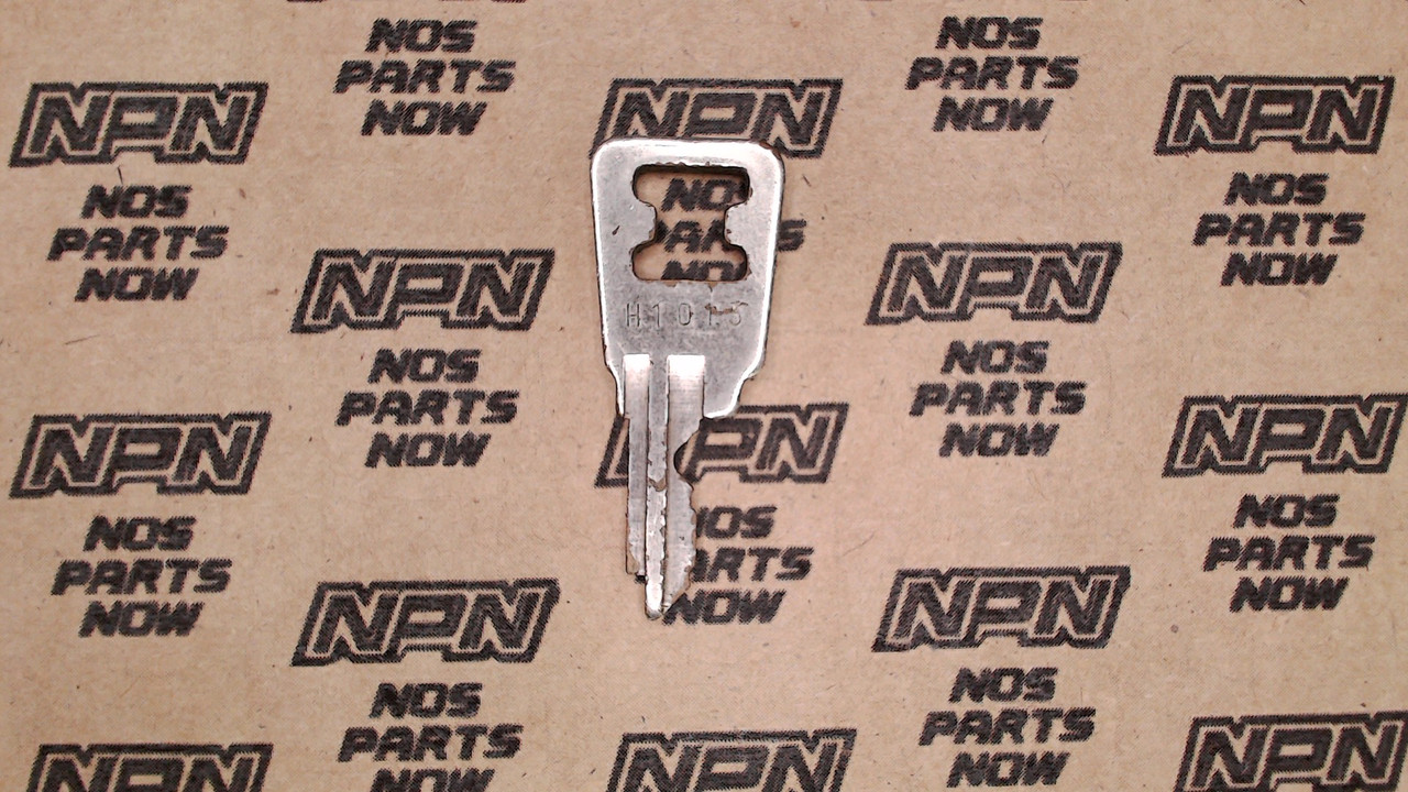 Vintage Used OEM Honda Ignition Switch & Lock Key Ward Cut Double Groove H1013