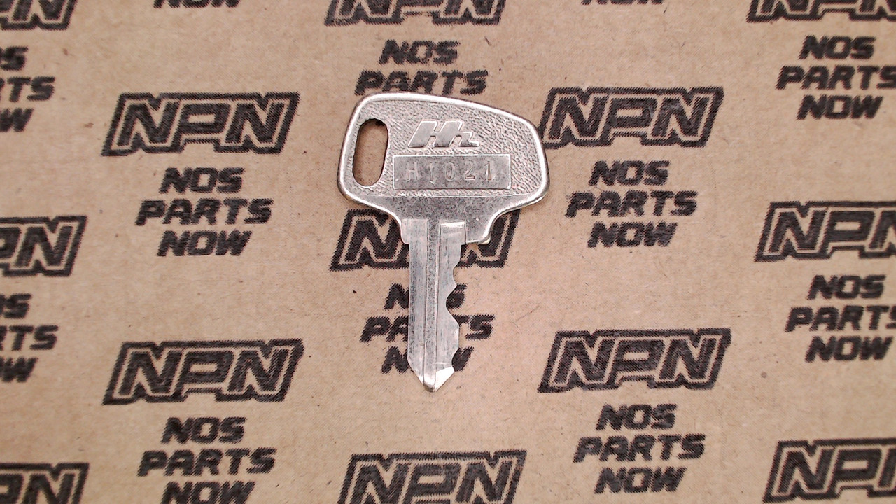 NOS Honda OEM Ignition Switch & Lock Key Double Groove H1021