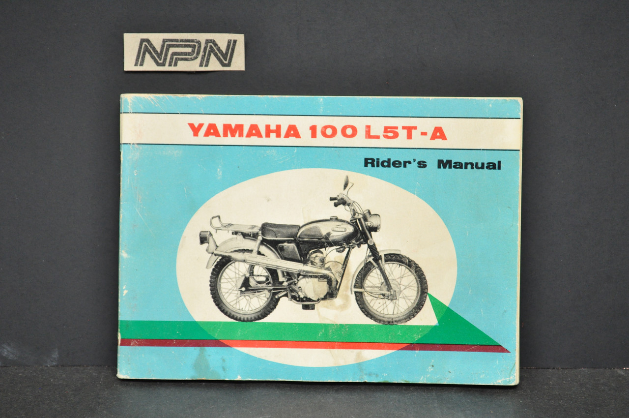 Vintage 1970 Yamaha L5T A Trailmaster 100 Owners Manual