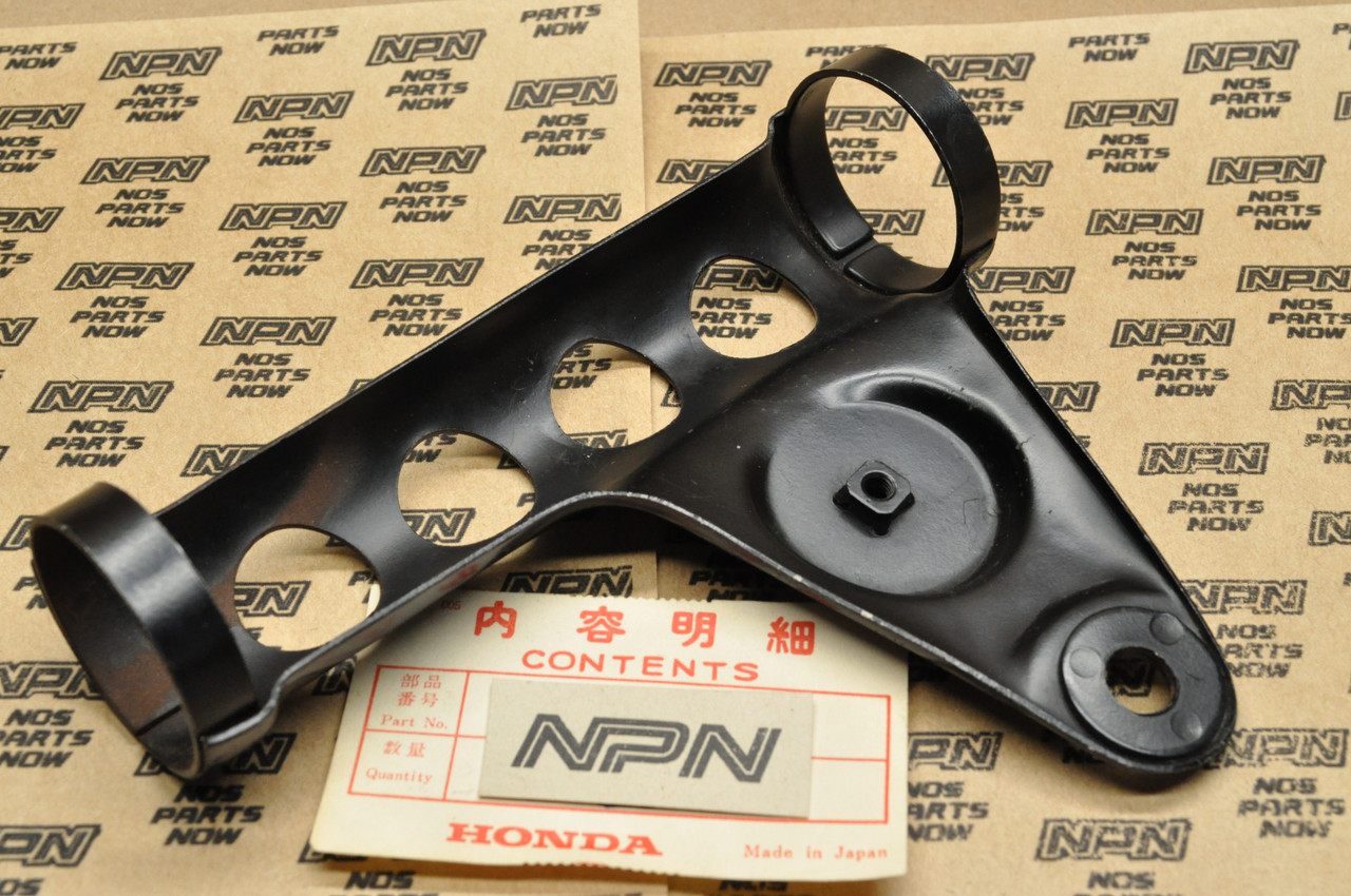 NOS Honda SL350 K1 Left Head Light Fork Ear Cover Stay Bracket 61312-312-000 CT