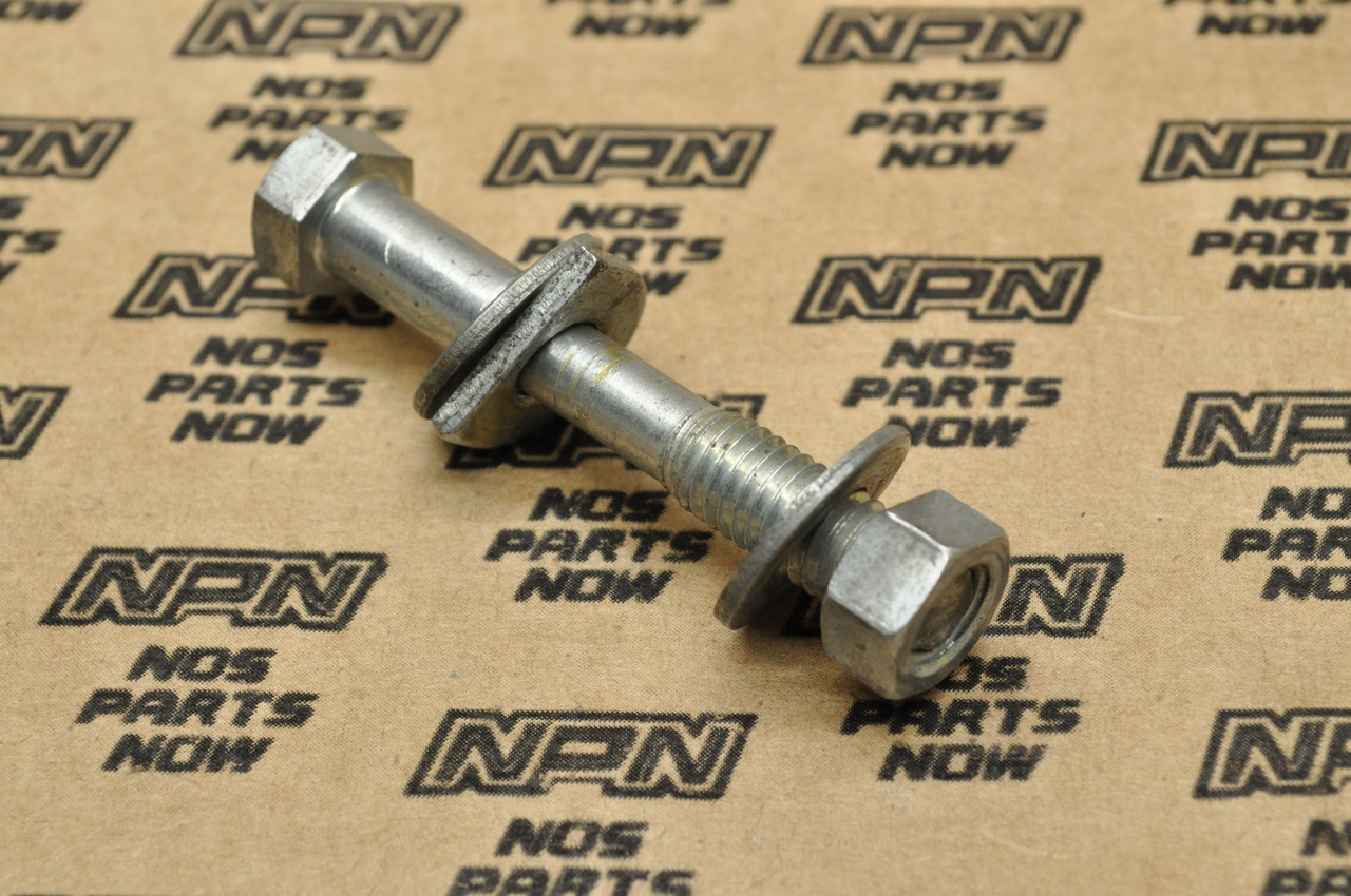 NOS Honda SL90 Large 8 Fork Top Bridge Bolt w/ Washers & Nut 90124-074-000