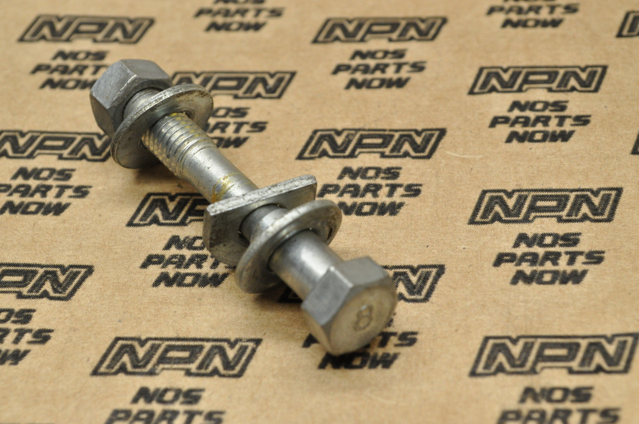 NOS Honda SL90 Large 8 Fork Top Bridge Bolt w/ Washers & Nut 90124-074-000