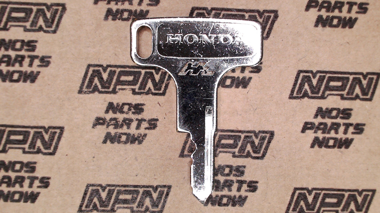 NOS Honda OEM Ignition Switch & Lock Key Single Groove  H1012