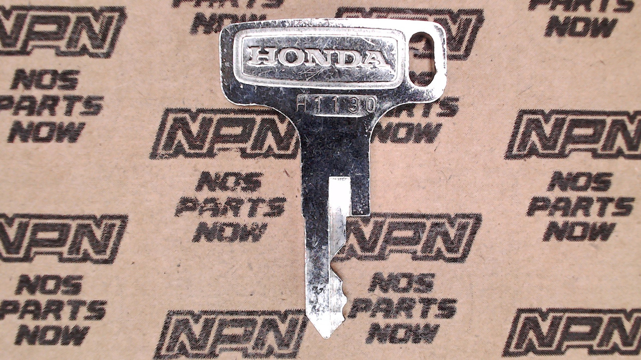 NOS Honda OEM Ignition Switch & Lock Key Single Groove H1130