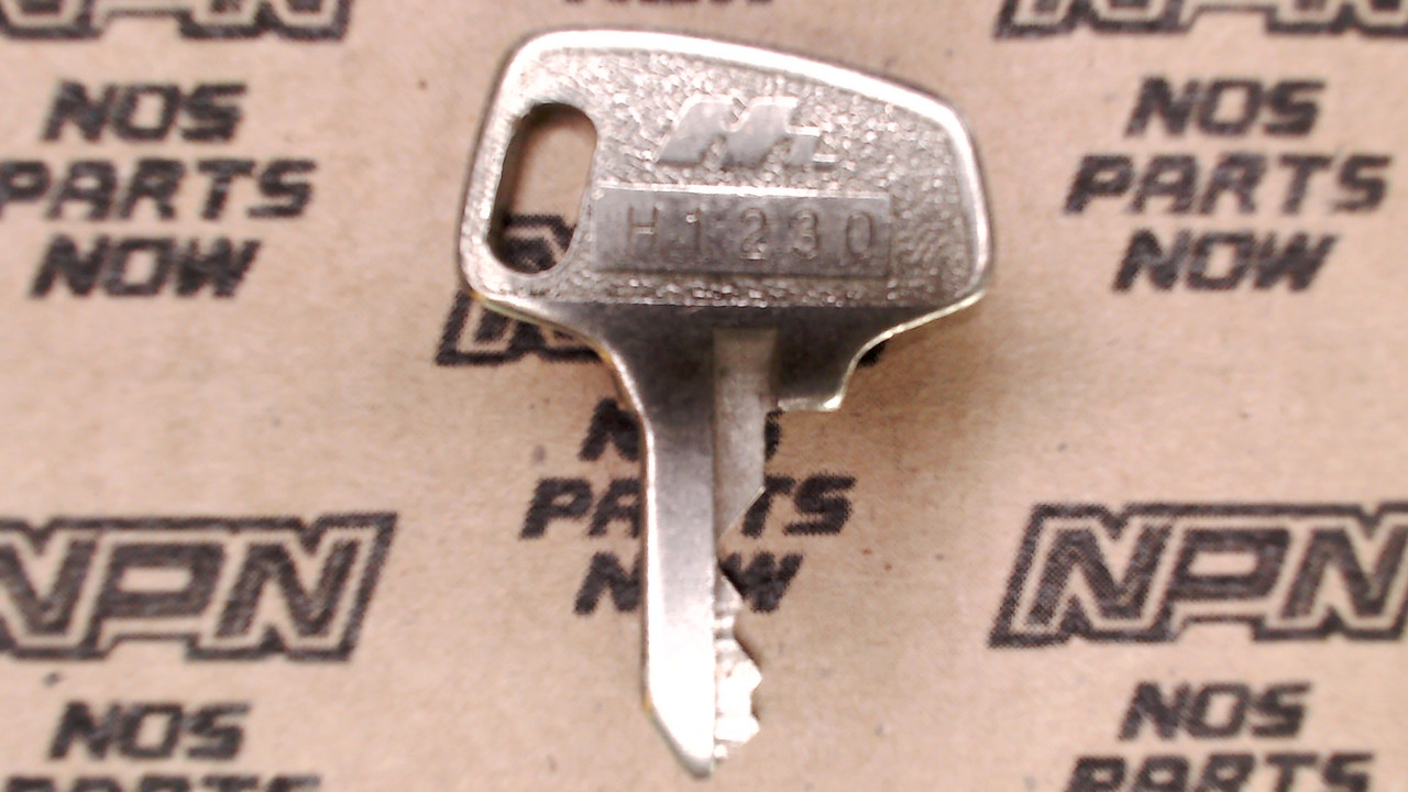 NOS Honda OEM Ignition Switch & Lock Key Single Groove H1230