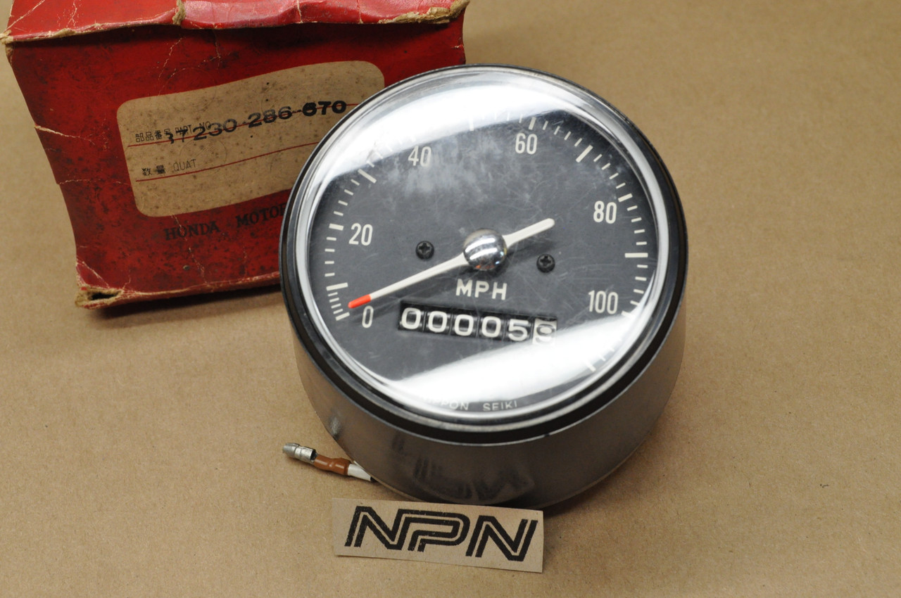 NOS Honda CB350 K0 CL350 K0 Speedometer MPH Odometer Meter Gauge 37230-286-670