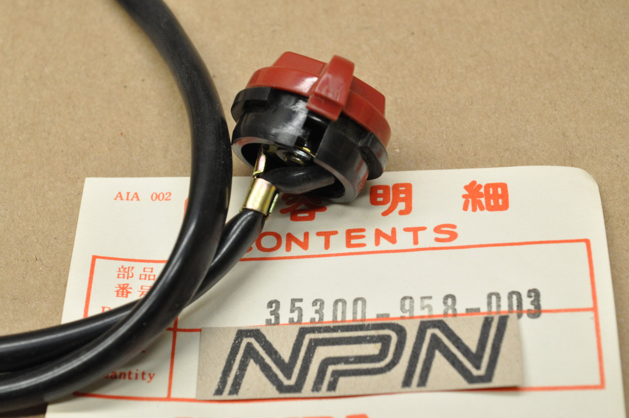 NOS Honda 1980 ATC185 Handlebar Run Stop Kill Off Switch 35300-958-003