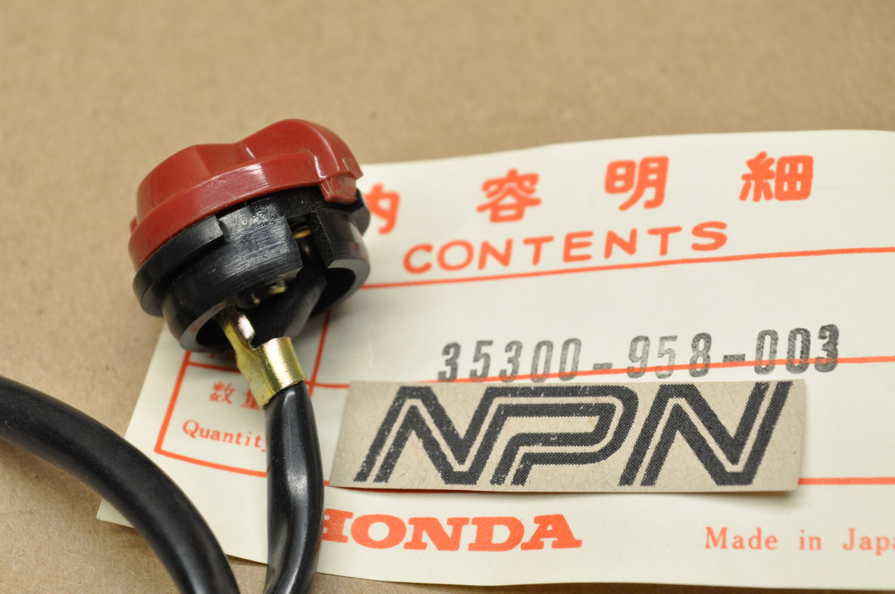 NOS Honda 1980 ATC185 Handlebar Run Stop Kill Off Switch 35300-958-003