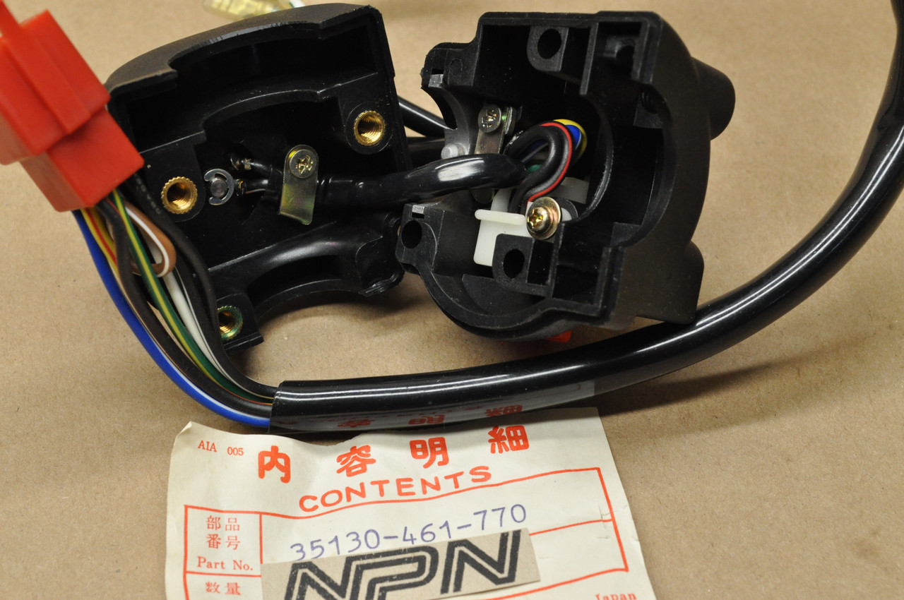 NOS Honda CB650 CB750F CB750 K CB900 Start Run Stop Kill Switch 35130-461-770