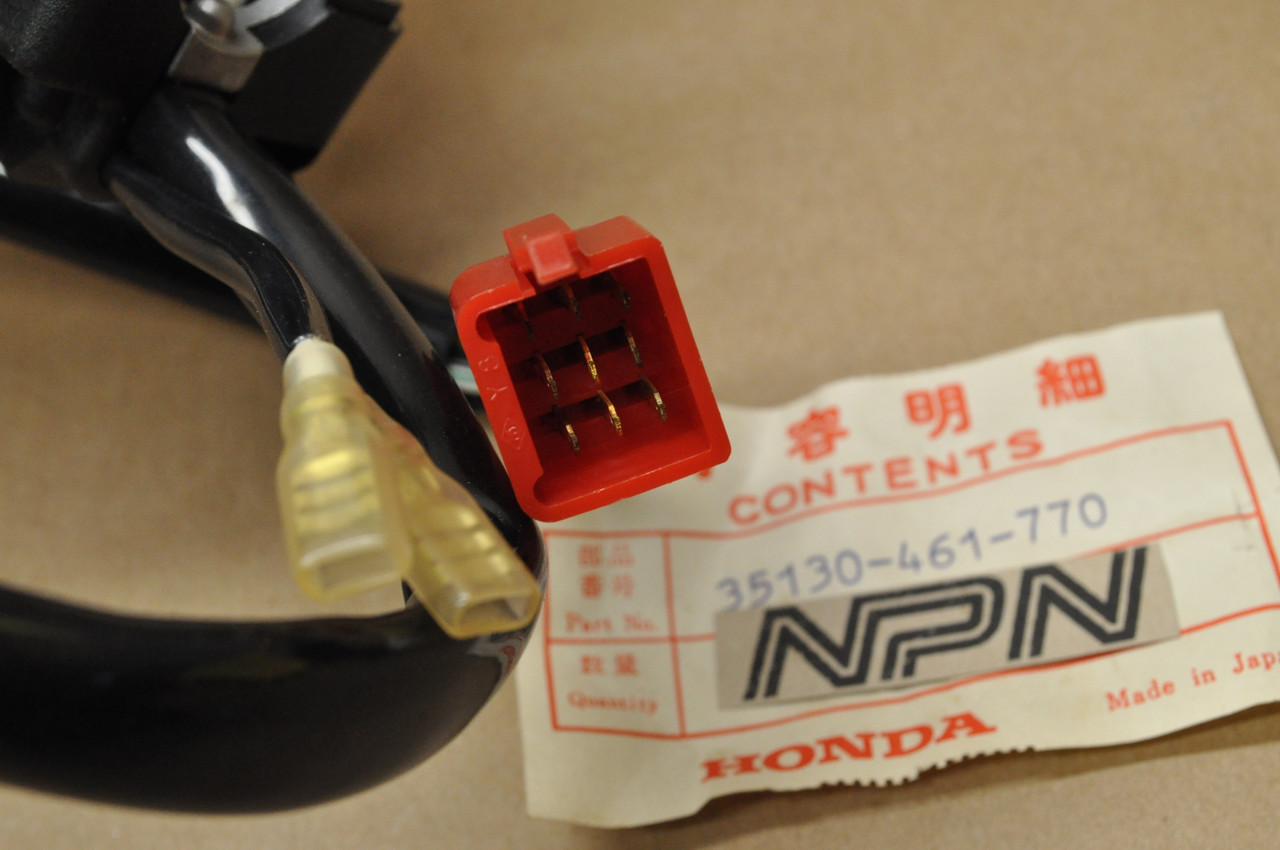 NOS Honda CB650 CB750F CB750 K CB900 Start Run Stop Kill Switch 35130-461-770