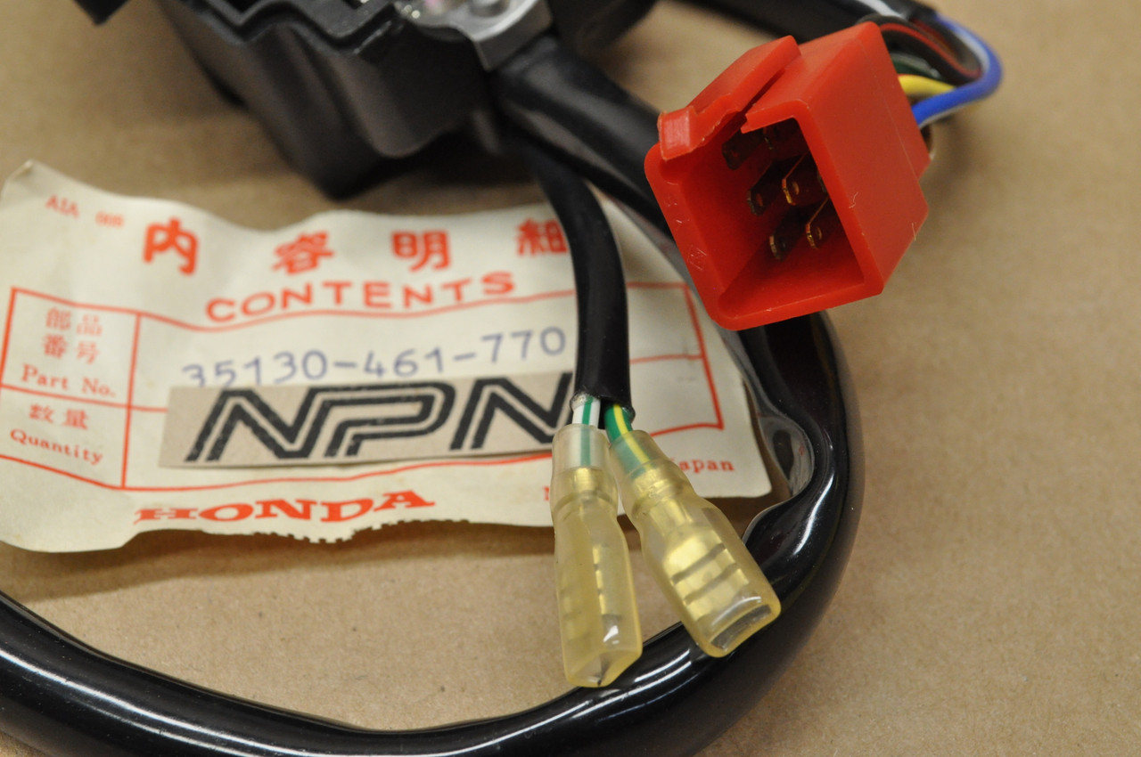 NOS Honda CB650 CB750F CB750 K CB900 Start Run Stop Kill Switch 35130-461-770