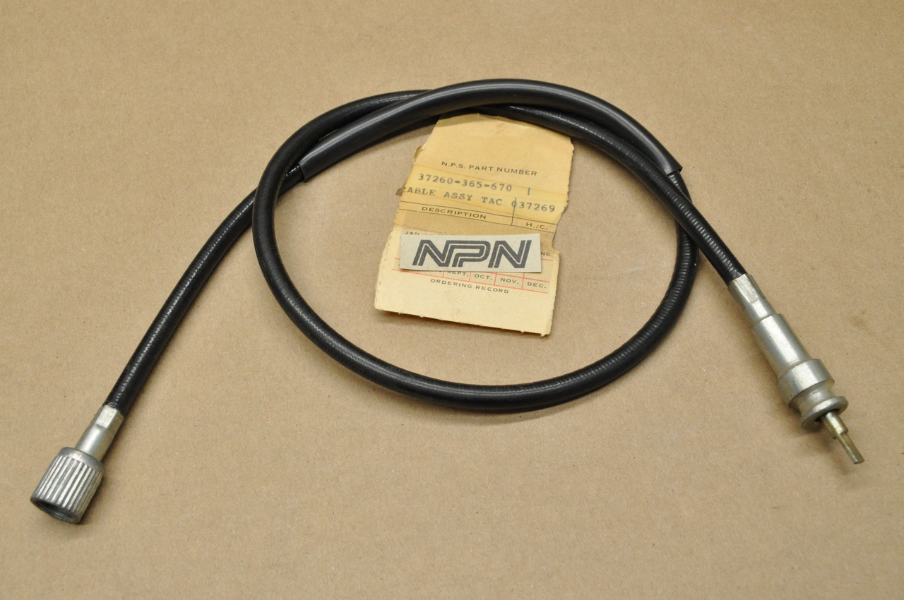 NOS Honda XL125 K0-K1 XL250 K0 Tachometer Cable 37260-365-670
