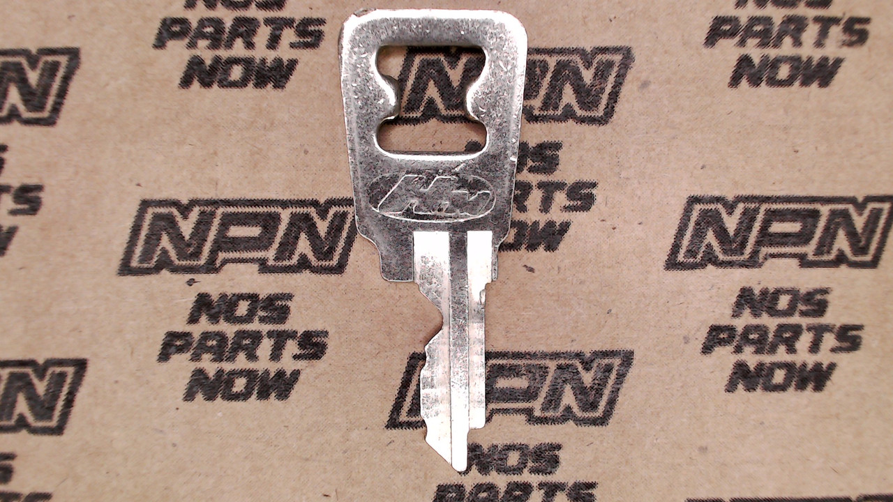 NOS Honda OEM Ignition Switch & Lock Key Ward Cut Double Groove back H4046