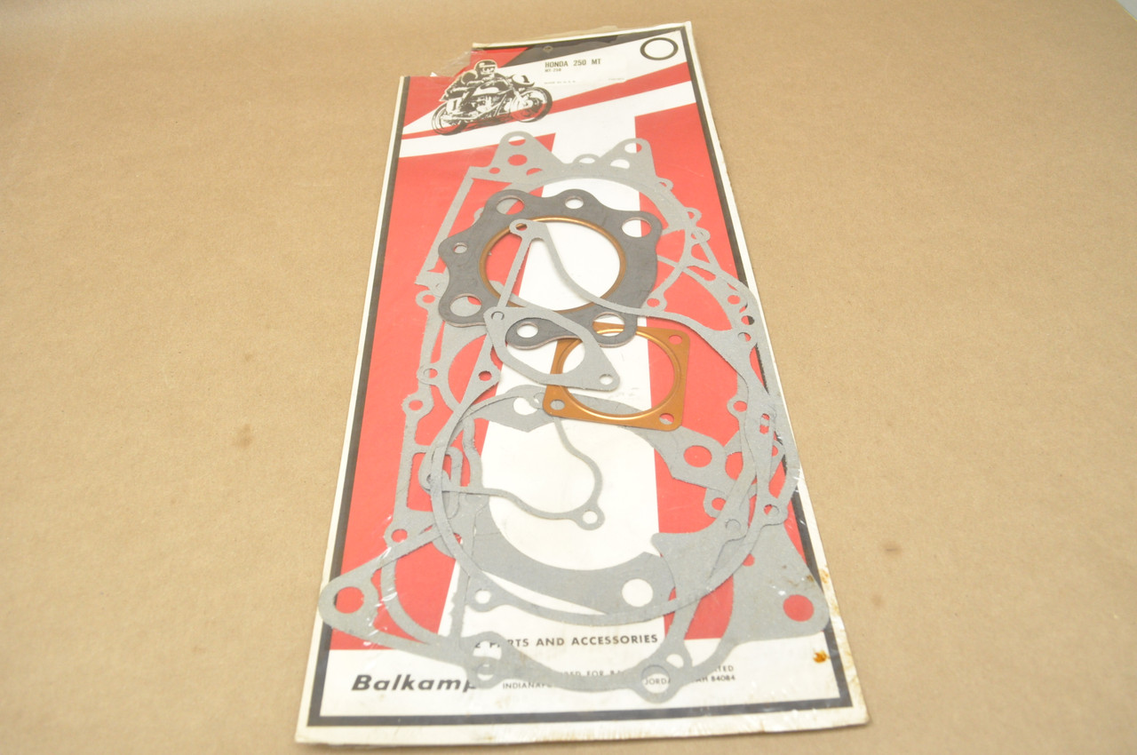 NOS Honda MT250 Balkamp USA Complete Top & Bottom End Gasket Kit 740-1614