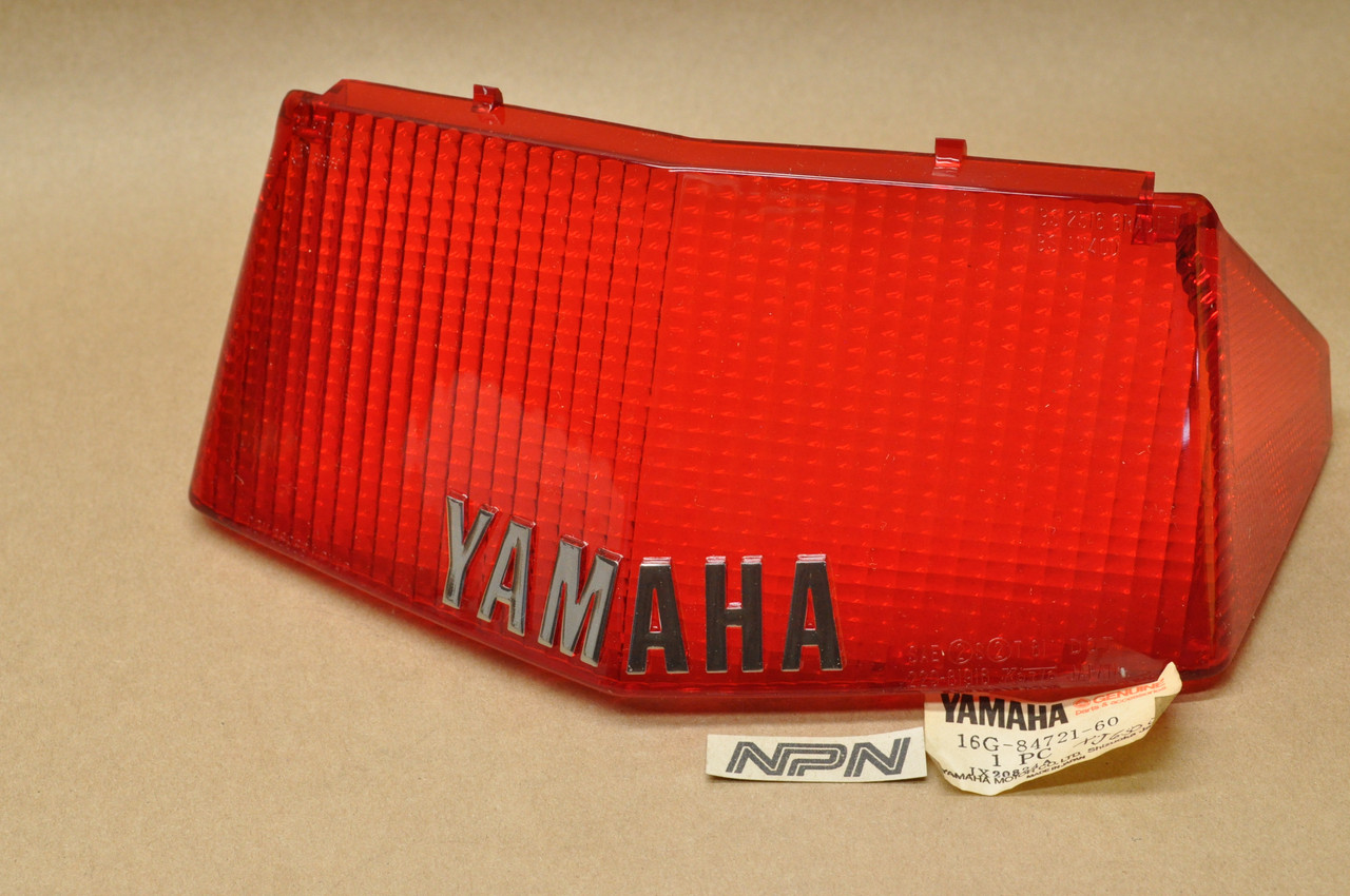 NOS Yamaha 1982-83 XJ650 Maxim Tail Light Lamp Lens Cover 16G-84721-60