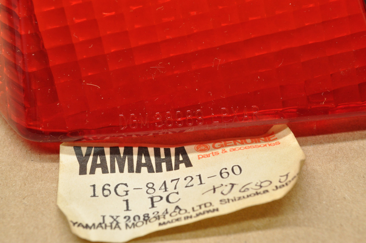 NOS Yamaha 1982-83 XJ650 Maxim Tail Light Lamp Lens Cover 16G-84721-60