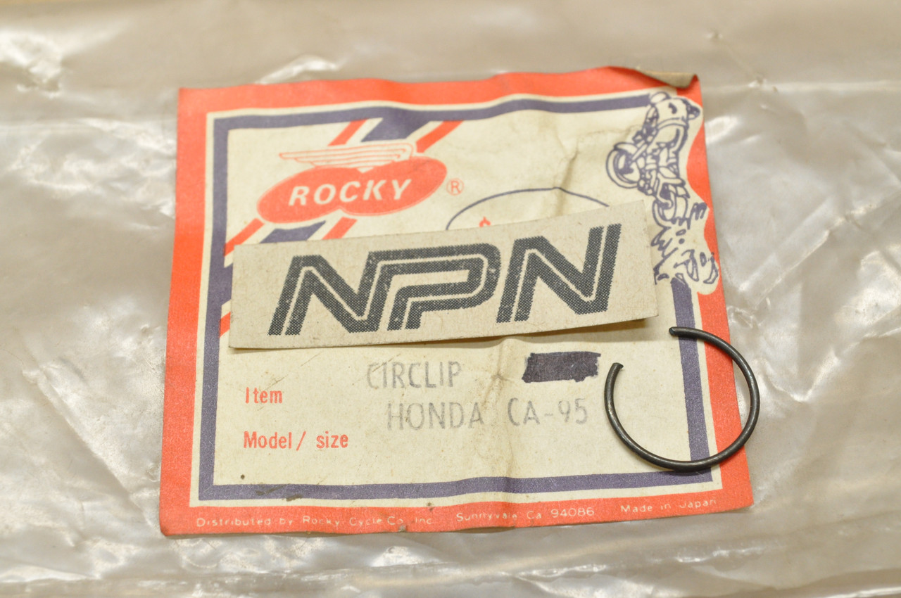 NOS Honda ATC90 CB100 CB92 CL90 CT90 S90 SL90 ST90 XL100 Circlip 13115-200-000