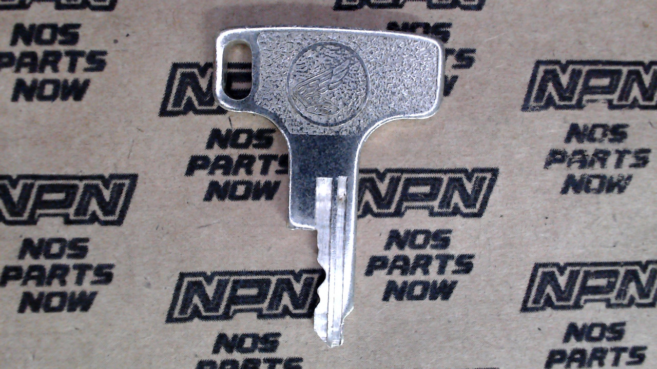 NOS Honda OEM Ignition Switch & Lock Key Ward Cut Single Groove T1364