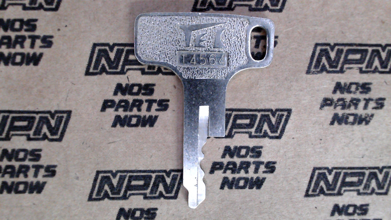 NOS Honda OEM Ignition Switch & Lock Key Ward Cut Single Groove T4564