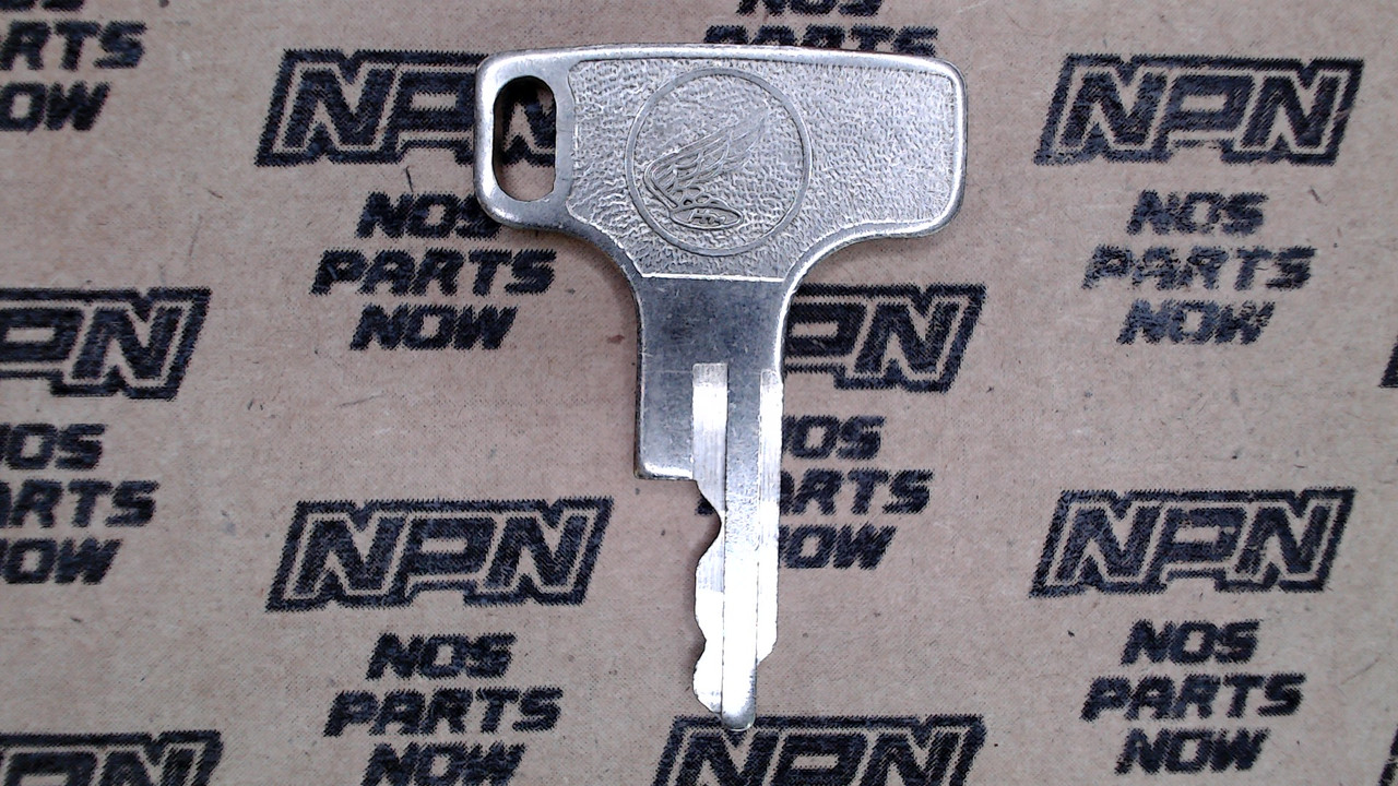 NOS Honda OEM Ignition Switch & Lock Key Ward Cut Single Groove T4927