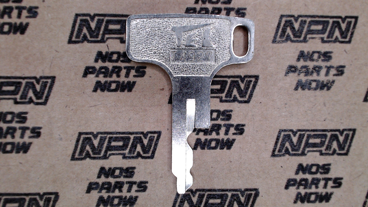 NOS Honda OEM Ignition Switch & Lock Key Ward Cut Single Groove T4927
