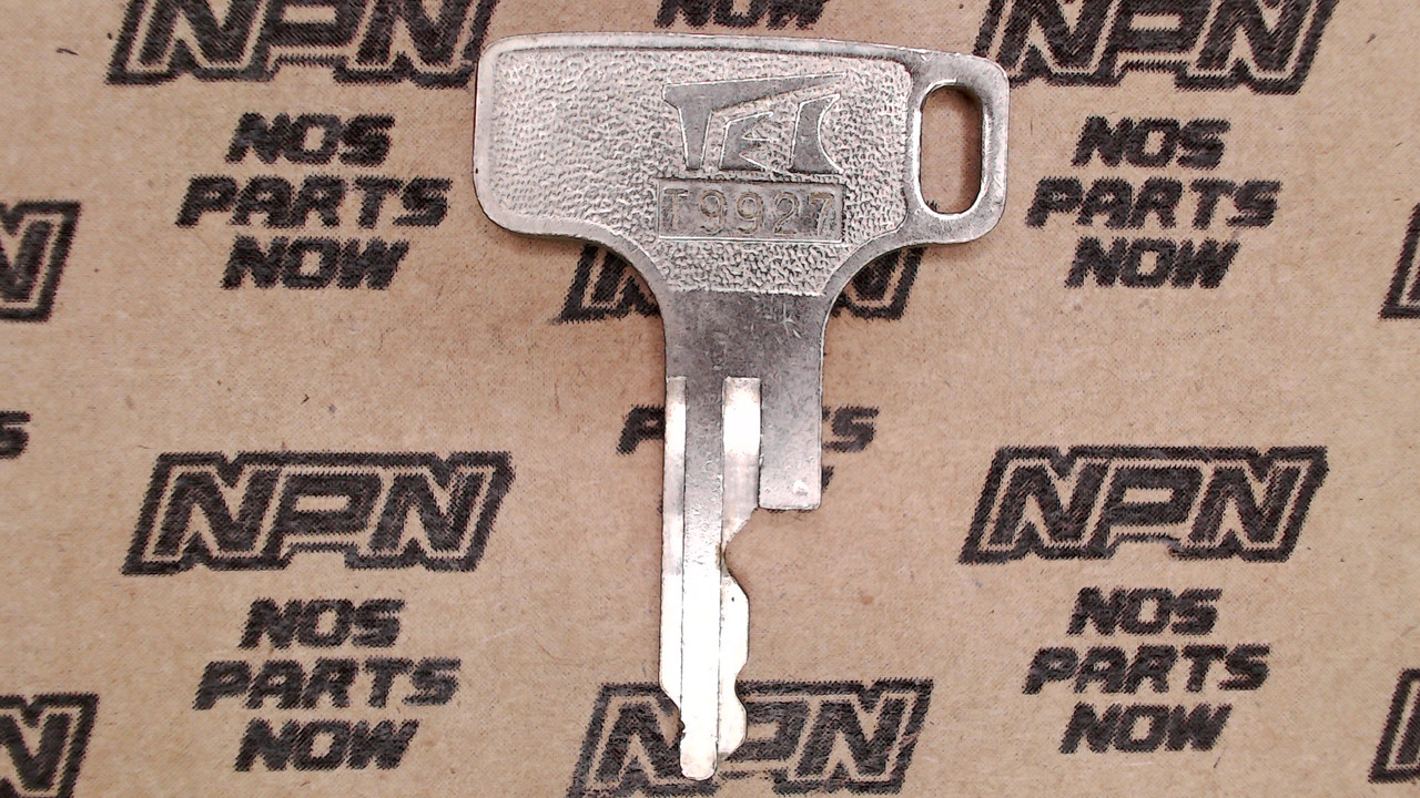 NOS OEM Honda Ignition Switch & Lock Key Ward Cut Double Groove T9927 E