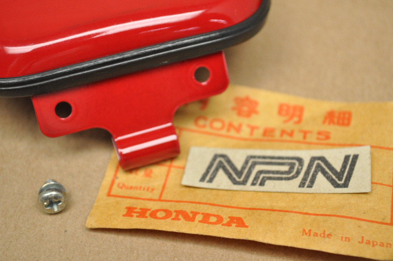 NOS Honda 1980 CB125 S Ruby Red Fuel Gas Tank Cap Lid Cover 17540-383-870 ZA