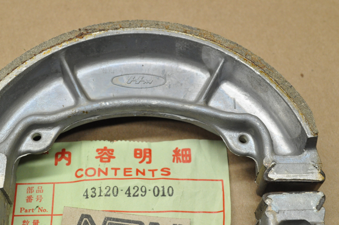 NOS Honda NX650 XL250 XL500 XL600 XR500 R Brake Shoe Pad Set 43120-429-010