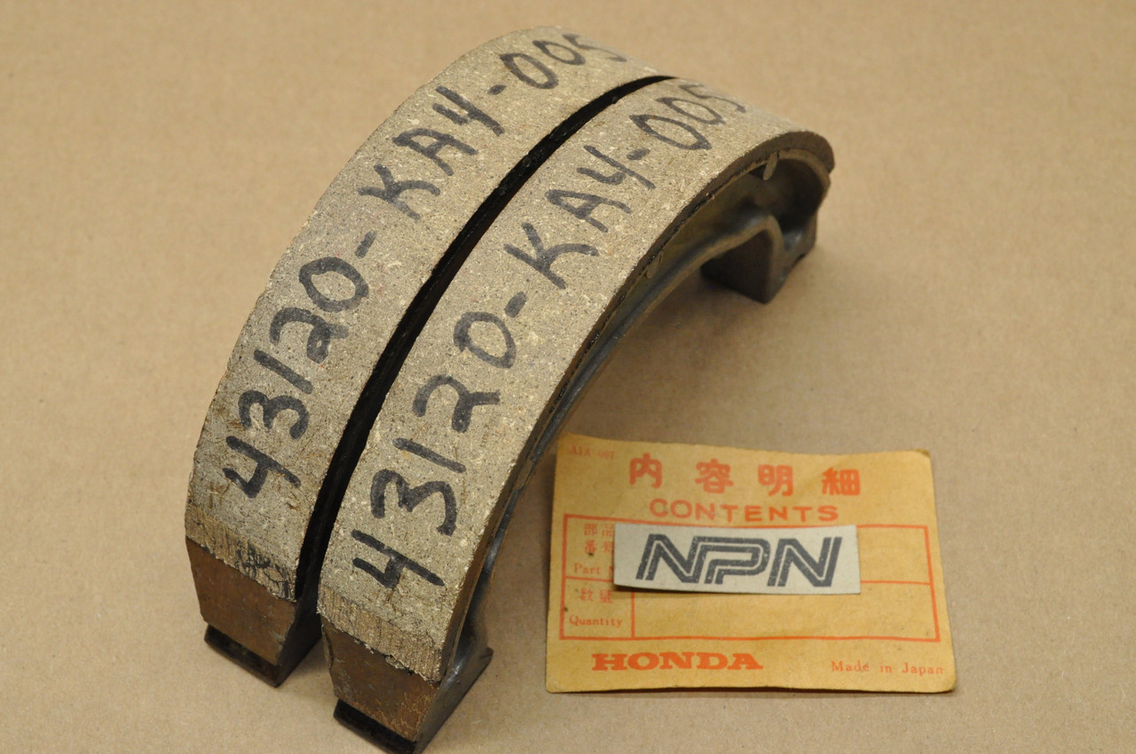 NOS Honda 1981 CR250 R CR450 R Elsinore Rear Brake Shoe Pad Set 43120-KA4-005