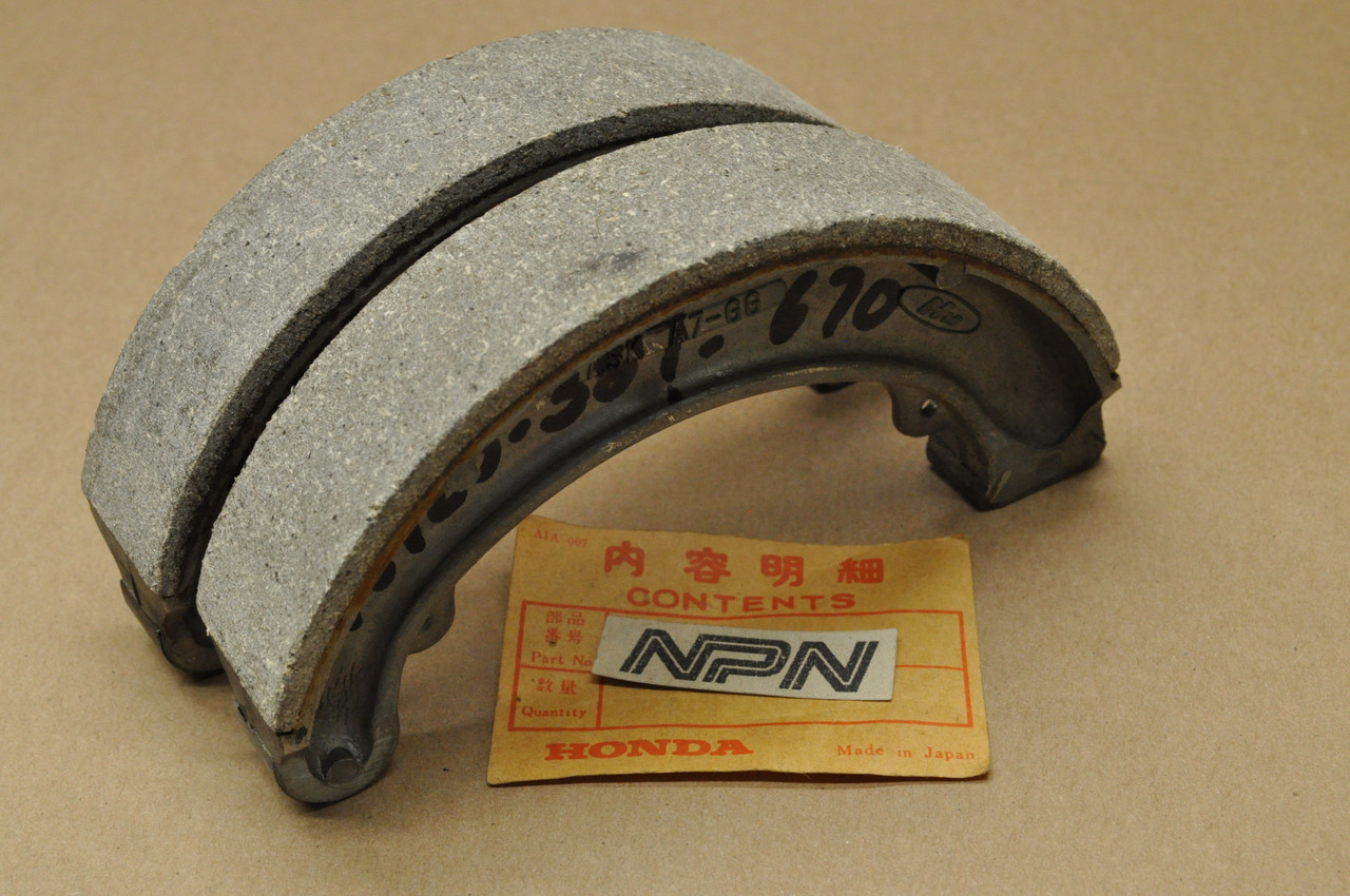 NOS Honda CB350 CB360 CB400 F CJ360 CL350 SL350 Brake Shoe Pad Set 43120-369-670