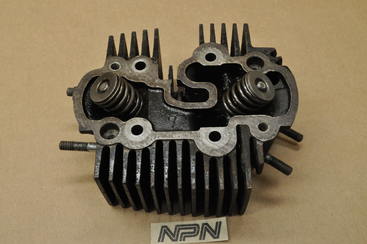 Vintage OEM Honda C100 CA100 C102 CA102 Cylinder Head w/ Valves 12201-001-080