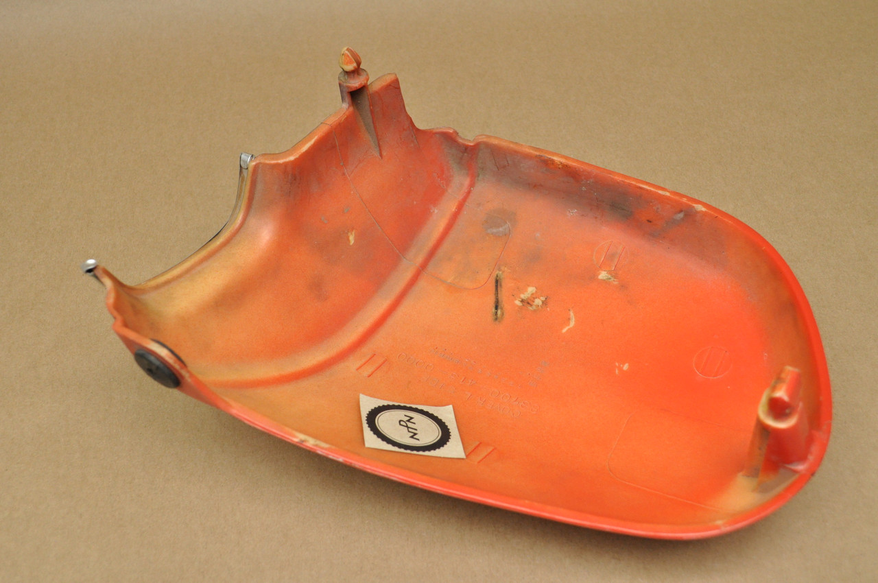 Vtg OEM Honda 1978 CB400 A CB400T Hawk Red Left Side Cover 83700-413-000 ZF