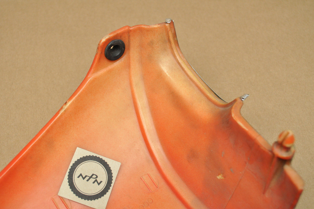 Vtg OEM Honda 1978 CB400 A CB400T Hawk Red Left Side Cover 83700-413-000 ZF