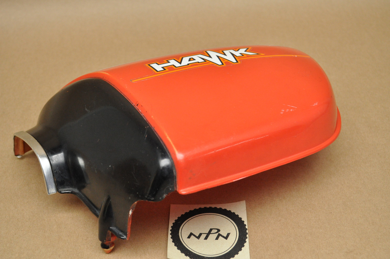 Vtg OEM Honda 1978 CB400 A CB400T Hawk Red Left Side Cover 83700-413-000 ZF