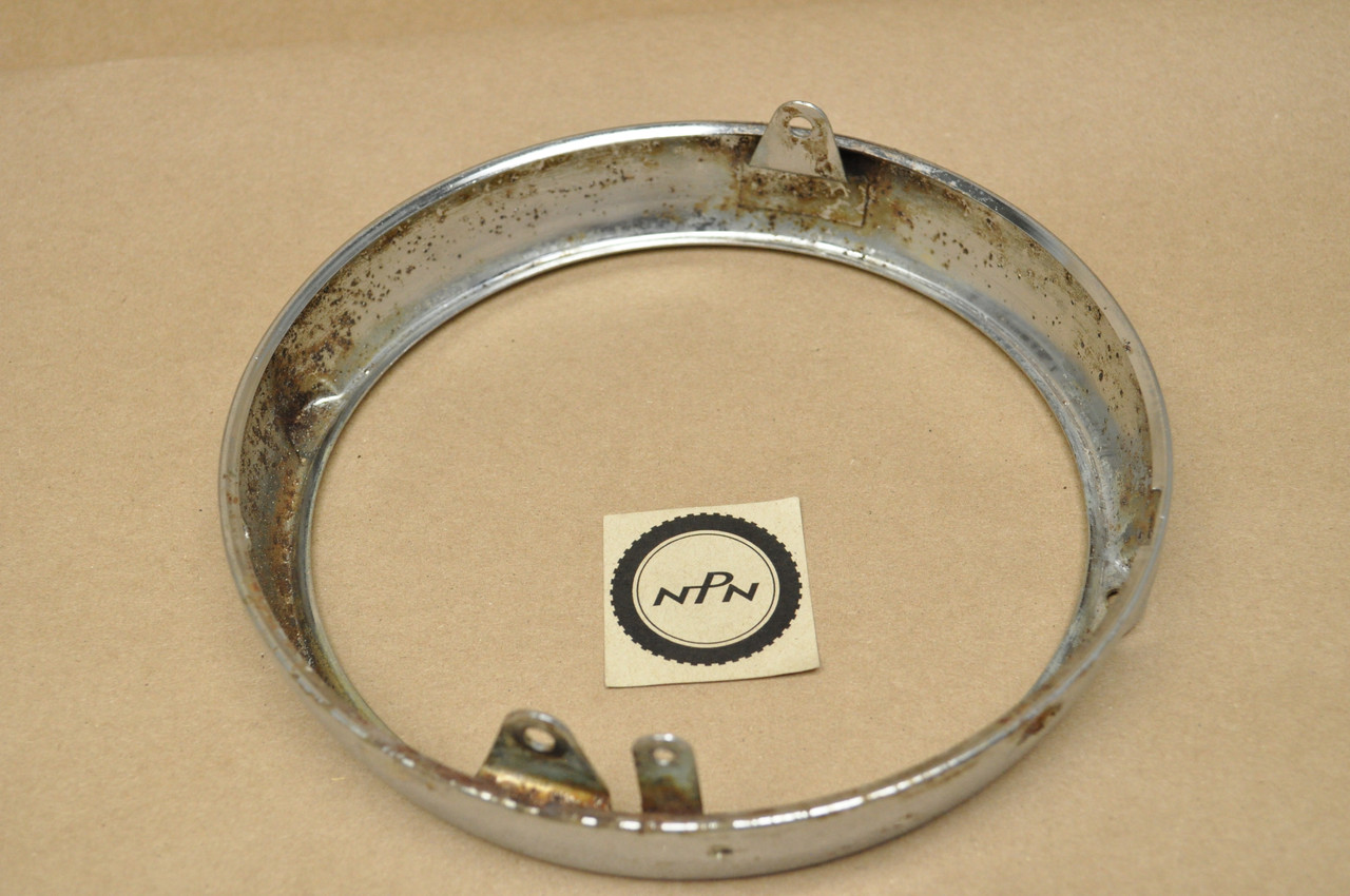 Vintage OEM Honda CB175 K3 CB350 CL175 CL350 Head Light Bezel Ring 33101-286-670
