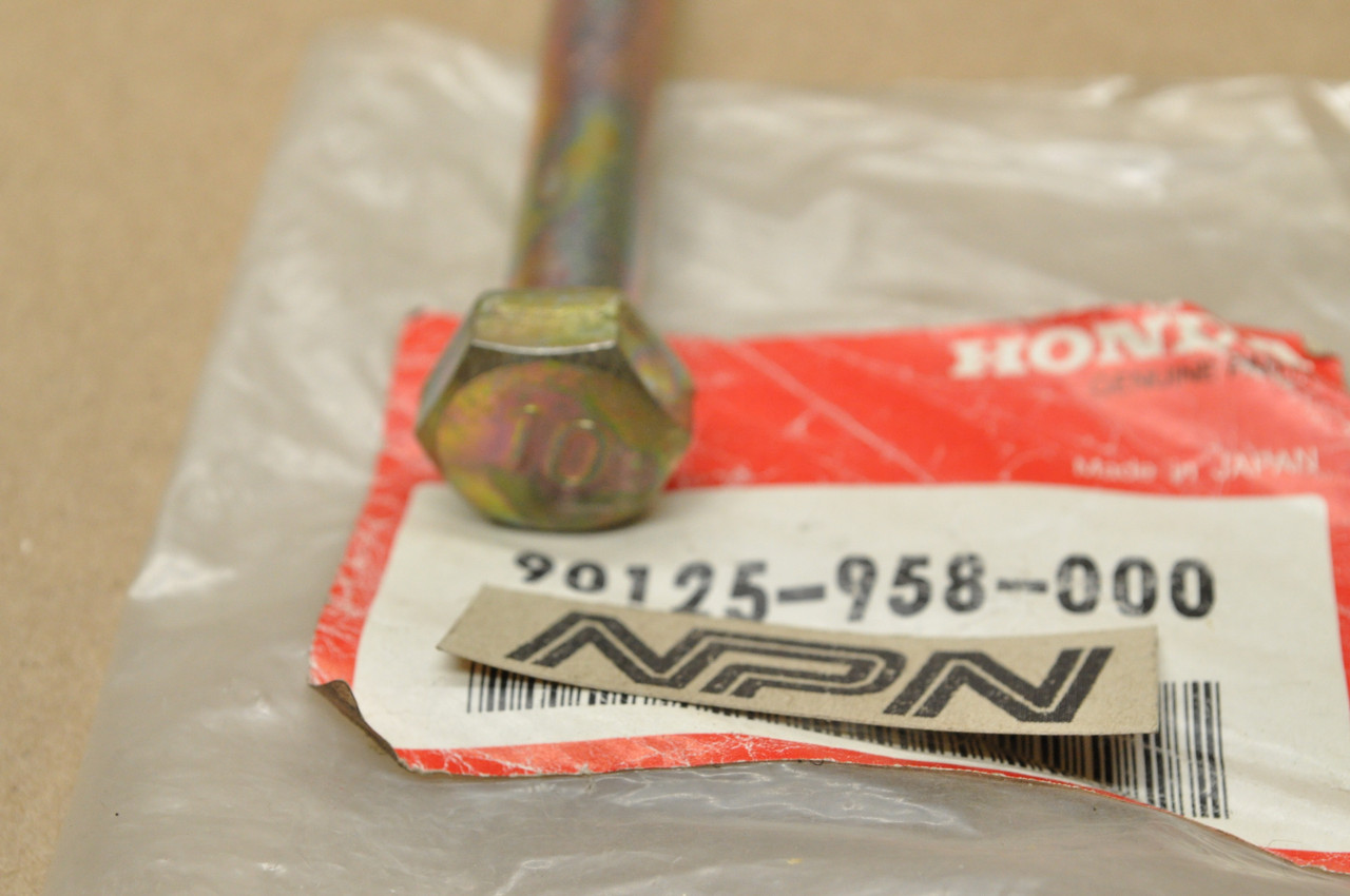 NOS Honda ATC185 ATC200 TRX200 Lower Motor Mount Bolt 10x115 90125-958-000