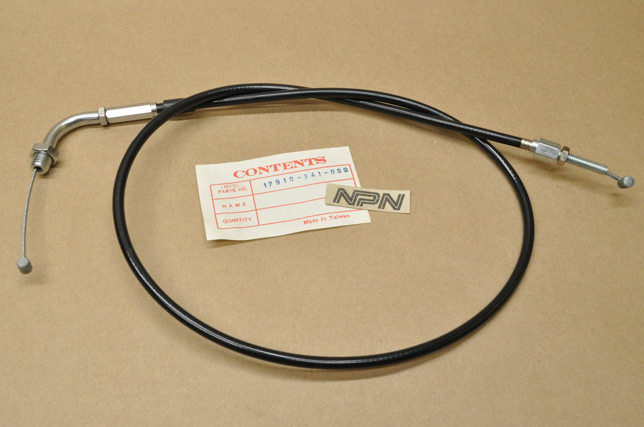NOS Honda CB500 CB550F CB550 CB750F CB750 K1-1976 Throttle Cable 17910-341-000