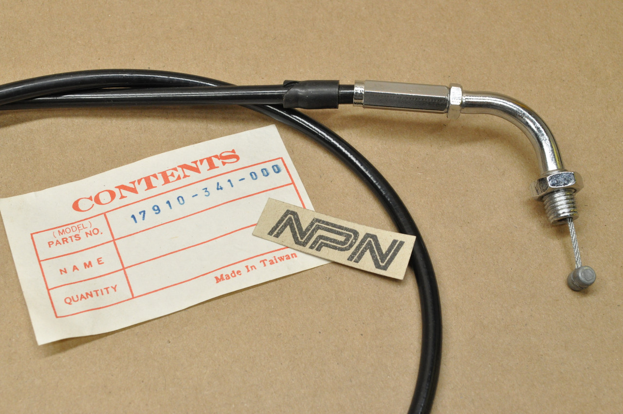 NOS Honda CB500 CB550F CB550 CB750F CB750 K1-1976 Throttle Cable 17910-341-000