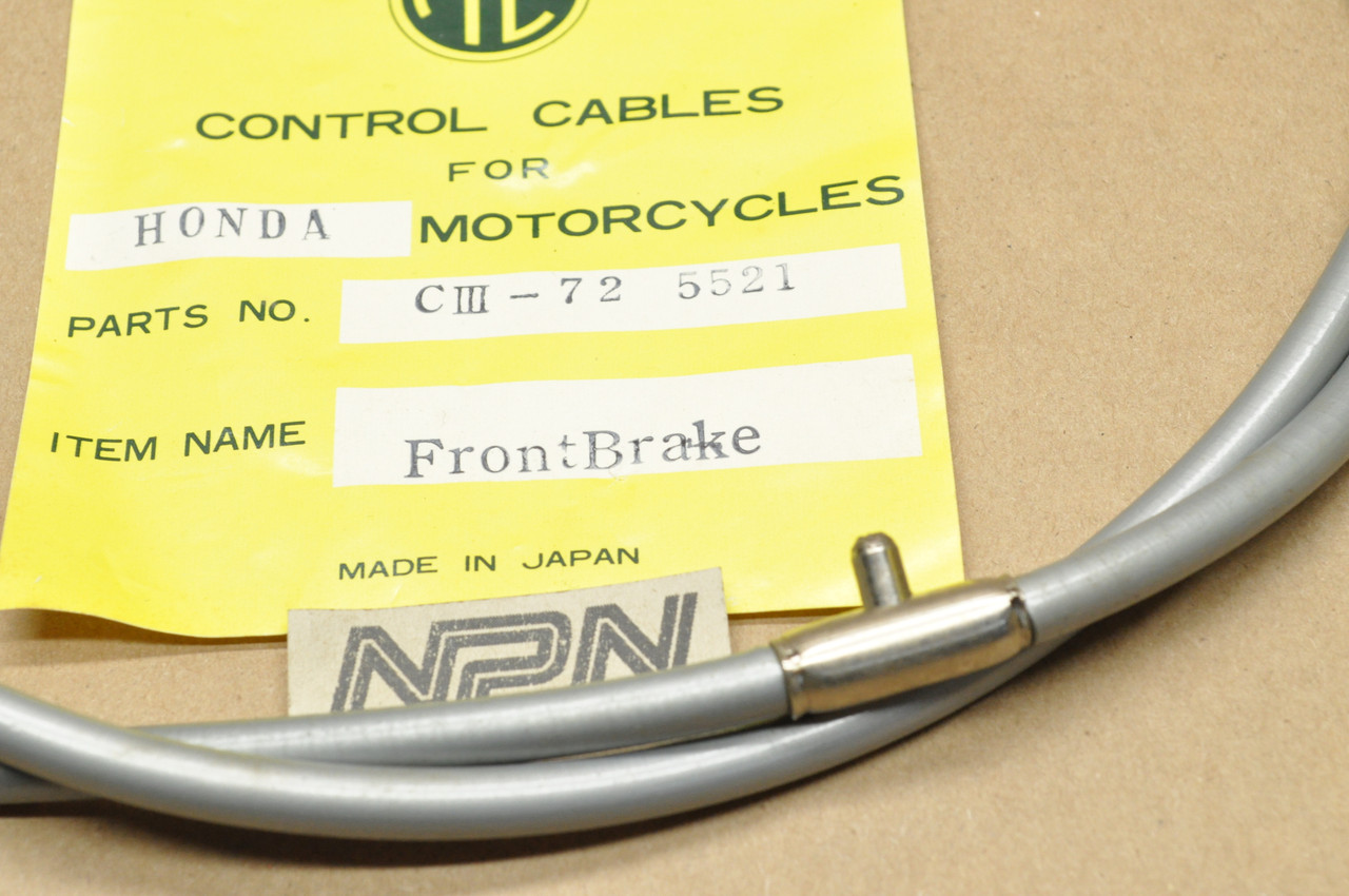 NOS Honda CL77 CL72 Scrambler MC Front Brake Cable 45450-273-010