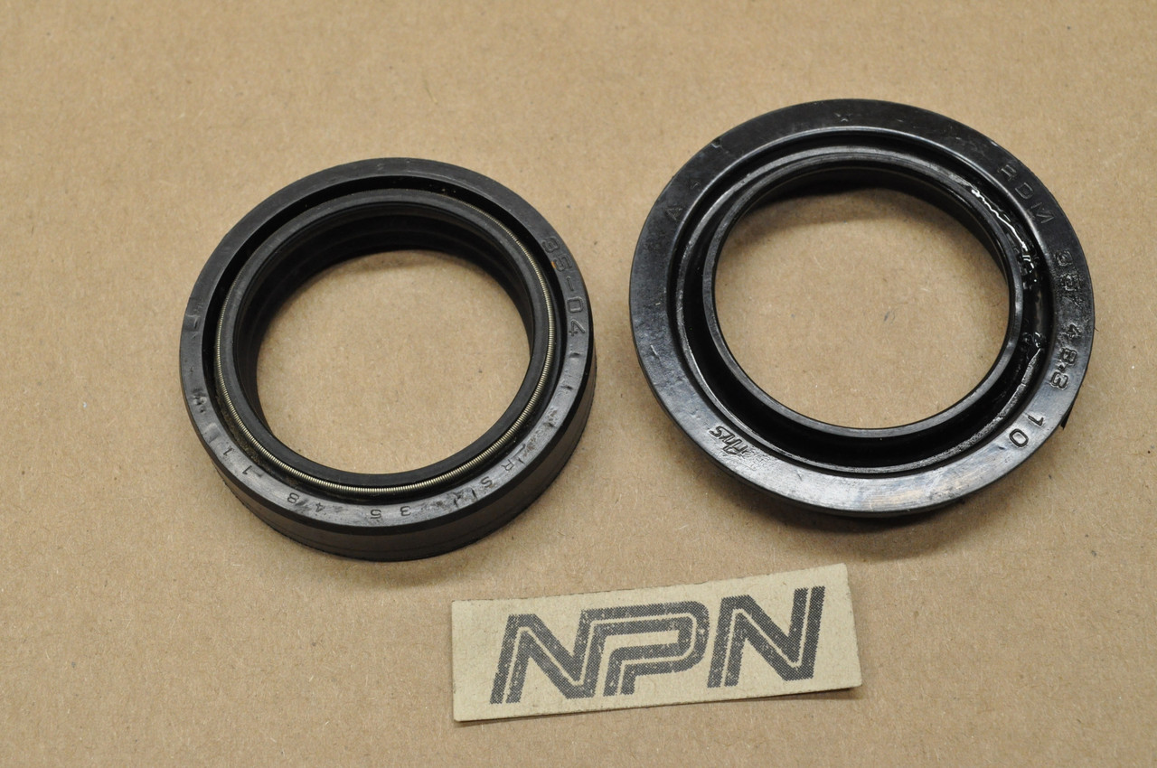 NOS Honda 1984-86 XL250 R Front Fork Oil & Dust Seal Set 51490-KE1-305